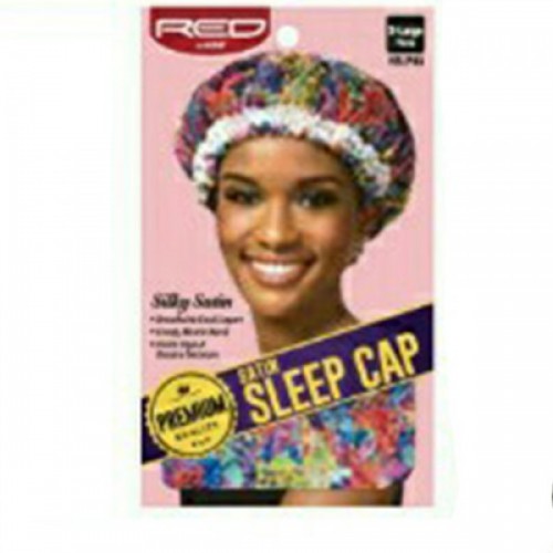 Red by Kiss Satin Sleep Cap HSLP03 Floral/X-Large